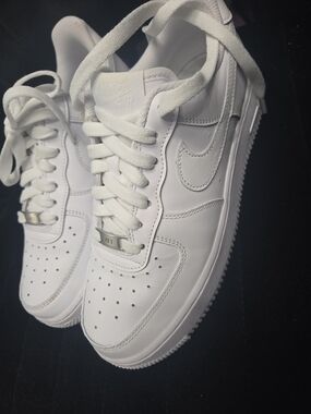 Nike Air Force 1 Low All-White Sneakers